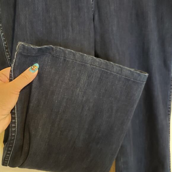Soft Surroundings Pull On Straight Leg Jean Plus 2x Petite - Picture 5 of 7